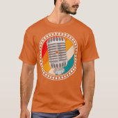 Microphone Broadcasting Video Producer Tシャツ (正面)