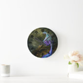 Microraptor ラウンド壁時計 (ホーム)