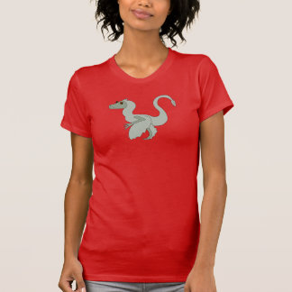 Microraptor Dinosaur Adult Red Tシャツ