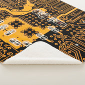 Microschema texture illustrationchip,micro,backgro シェルパブランケット (3/4)