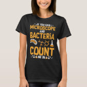 Microscope Microbiology Laboratory Biology Science Tシャツ (正面)