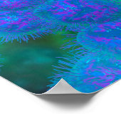 Microscopic View Of Diplococcus Bacterium ポスター (角)