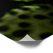 Microscopic View Of HIV Virus 1 ポスター (角)