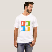 Microsoftアートロゴ Tシャツ (正面フル)