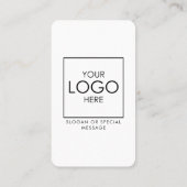 MicrosoftソーシャルメディモダンアQRコードとの接続クール 名刺 (裏面)