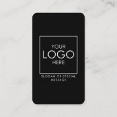 MicrosoftソーシャルメディモダンアQRコードとの接続クール 名刺 (裏面)