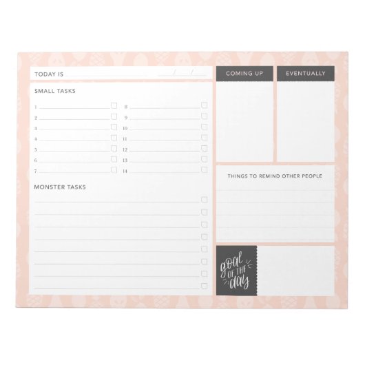 Microsoft ManagerのTo-Doリストのメモ帳 ノートパッド (正面)