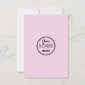 Microsoft Social Media QRコードの名刺に接続 招待状 (裏面)