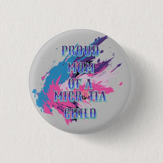 Microtiaボタン 缶バッジ (正面)