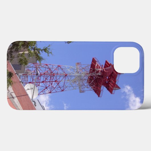 Microwave Relay Radio Telecom Tower iPhone 7 カー Case-Mate iPhoneケース (裏面 (横))