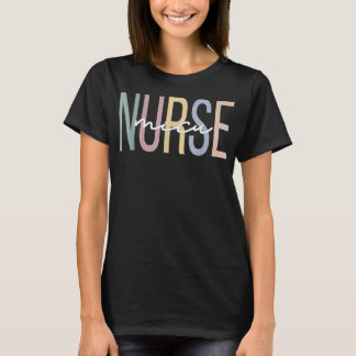 MICU Nurse Boho Medical Intensive Care Unit  Tシャツ