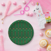 Mid モダン Icicicles Green 7インチ紙プレート ペーパープレート (パーティー)