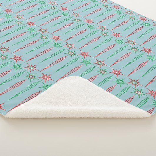 Mid モダン Icicicles Sherpaブランケット（3サイズ） シェルパブランケット (3/4)