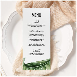 Mid Century モダン Banana Leafの結婚/イベントメニュー