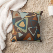 Mid Century モダン Trianglesアクセント枕 クッション (ブランケット)