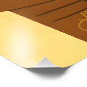 Mid Century 60s Office Cocktail Party フォトプリント (角)