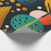 Mid-Century  Abstract Geometric Wrapping paper ラッピングペーパー (角)