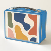 Mid-Century Abstract Lunch Box メタルランチボックス (裏面)
