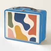 Mid-Century Abstract Lunch Box メタルランチボックス (正面)