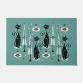 Mid Century Atomic子猫Clismas ©studioxtine ドアマット (正面)