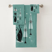 Mid Century Atomic子猫Clismas ©studioxtine バスタオルセット (インサイチュ)