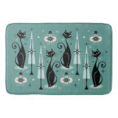 Mid Century Atomic子猫Clismas ©studioxtine バスマット (正面)