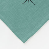 Mid Century Atomic子猫Clismas ©studioxtine フリースブランケット (角)