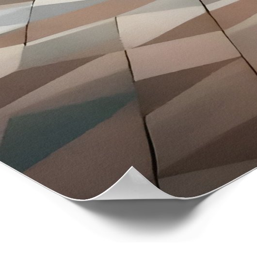 Mid Century Atomic Futuristic Party Bar ポスター (角)