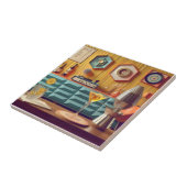 Mid Century Atomic Retro Futuristic Party Room タイル (側面)