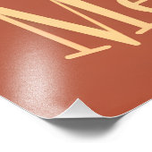 Mid Century Black Cat Merry Martini Christmas フォトプリント (角)