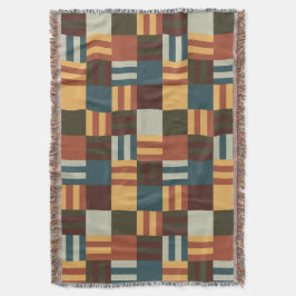 Mid Century Blocks スローブランケット