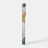 Mid Century Botanical Leaf  – Boho Earth iPhoneケース (右側面)