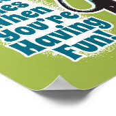 Mid-Century Cats Calendar Kitchen Poster ポスター (角)