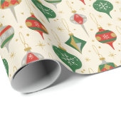 Mid-Century Christmas Ornaments ラッピングペーパー (ロールコーナー)