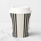 Mid century christmas tree with Golden star 紙コップ (左)