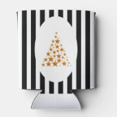 Mid century christmas tree with Golden star 缶クーラー (裏面)