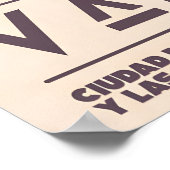 Mid-Century Coastal Art Print, Valencia ポスター (角)