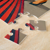 Mid Century Cocktail Party Couples - First Date ジグソーパズル (側面)