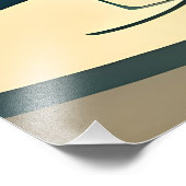 Mid Century Cocktail Party Couples - First Date フォトプリント (角)