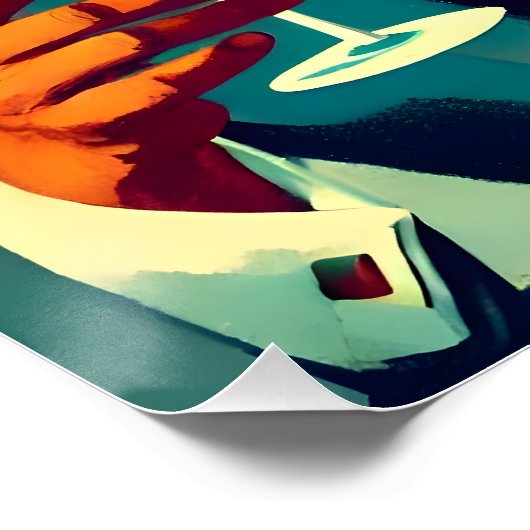 Mid Century Cocktail Party Couples - Mi Amor ポスター (コーナー)