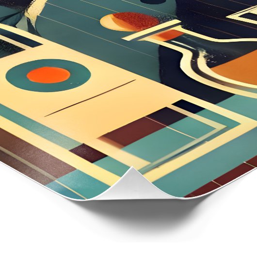 Mid Century Cocktail Party Couples - Soirée Hosts ポスター (コーナー)