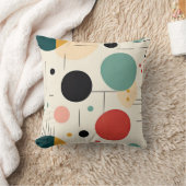 Mid century colorful geometric pattern クッション (ブランケット)