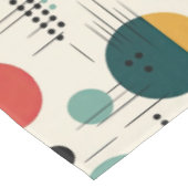 Mid century colorful geometric pattern テーブルクロス (アングル)