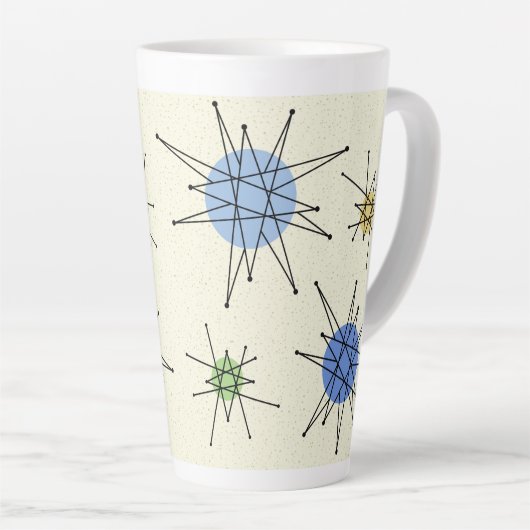 Mid Century Franciscan Starburst 1 カフェラテマグ (右アングル)