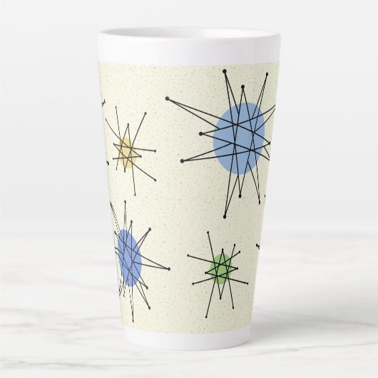 Mid Century Franciscan Starburst 1 カフェラテマグ (正面)