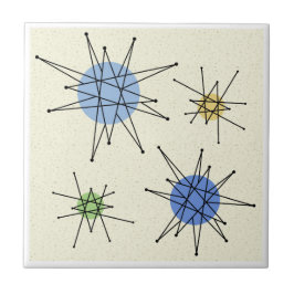 Mid Century Franciscan Starburst 1 タイル