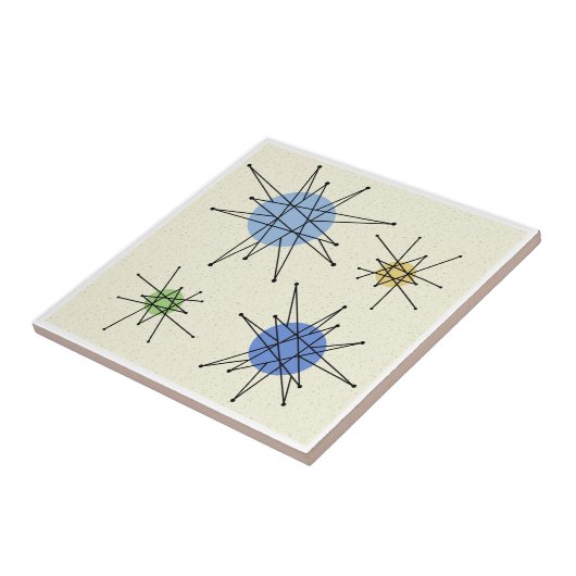 Mid Century Franciscan Starburst 1  タイル (側面)