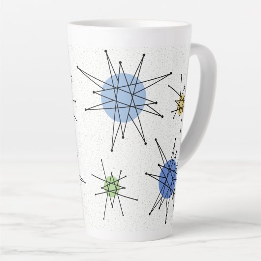 Mid Century Franciscan Starburst 2 カフェラテマグ (右アングル)