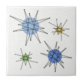 Mid Century Franciscan Starburst 2 タイル (正面)