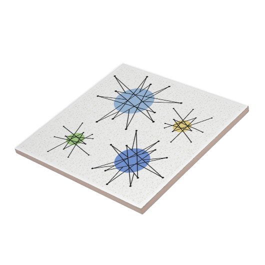 Mid Century Franciscan Starburst 2 タイル (側面)